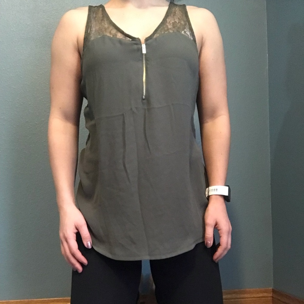 Green Express tank top
